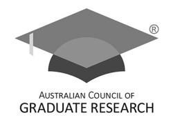 Australian Council of Graduate Research logo